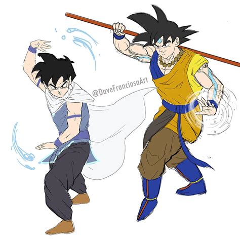 Goku And Aang Fusion