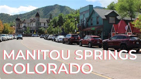 MANITOU SPRINGS COLORADO Best Things To Do Mineral Springs Walking