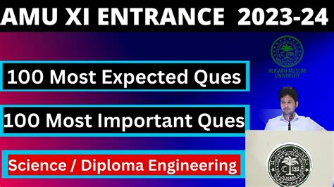 Expected Question Amu Th Entrance Amu Th Entrance