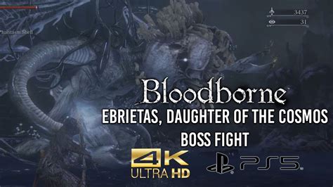 Bloodborne Ebrietas Daughter Of The Cosmos Boss Fight 4K Ultra HD