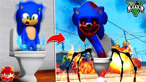 Mejorando A SKIBIDI SONIC LA PELICULA En GTA 5 Skibidi Toilet Mod