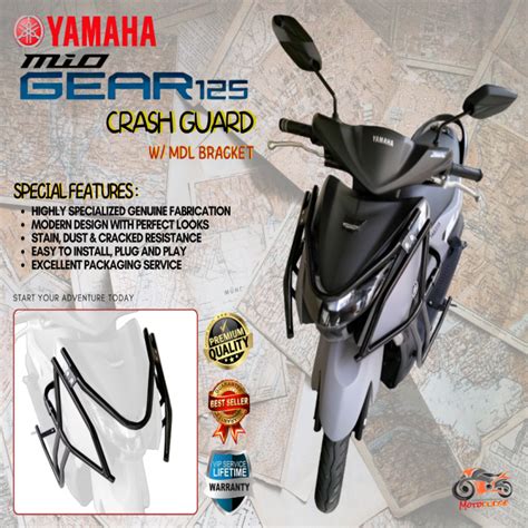 Yamaha Mio Gear Motododge Super Heavy Duty Full Crash Guard