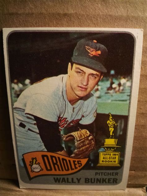 1965 Topps 290 Wally Bunker For Sale Online EBay