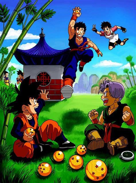 Dragon Ball Z Goku And Gohan And Goten