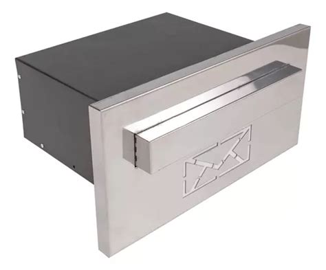 Caixa Correio Embutir Inox Cm Profundidade Luxo