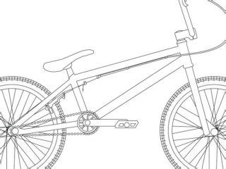 Bmx Bike Sketch at PaintingValley.com | Explore collection of Bmx Bike ...