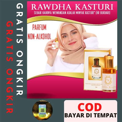 Jual Jual Minyak Wangi Rawdha Kasturi Asli Kijang Kuning Arab Non