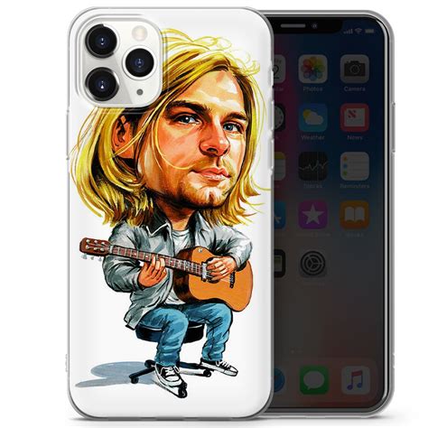 Kurt Cobain Nirvana Phone Case Cover For Iphone 12 11 X Xs Xr Etsy