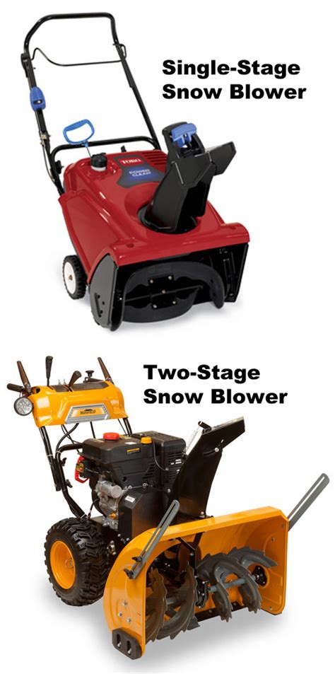 Single-Stage vs. Two-Stage Snow Blowers - DR's Country Life Blog