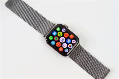 Apple Watch Series 7 Silver Stainless Steel Case Gps Cellular 45mm