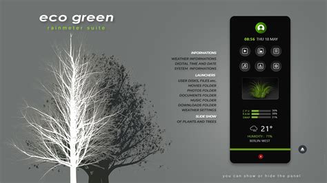 Eco Green Rainmeter Suite By Adni18 On Deviantart