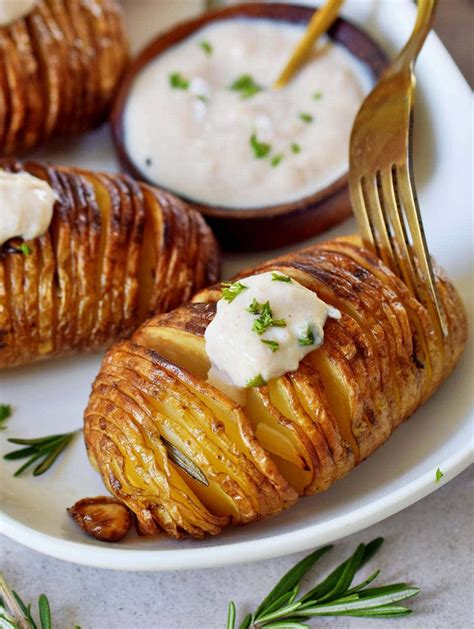 Fächerkartoffeln Rezept Hasselback Kartoffeln Elavegan