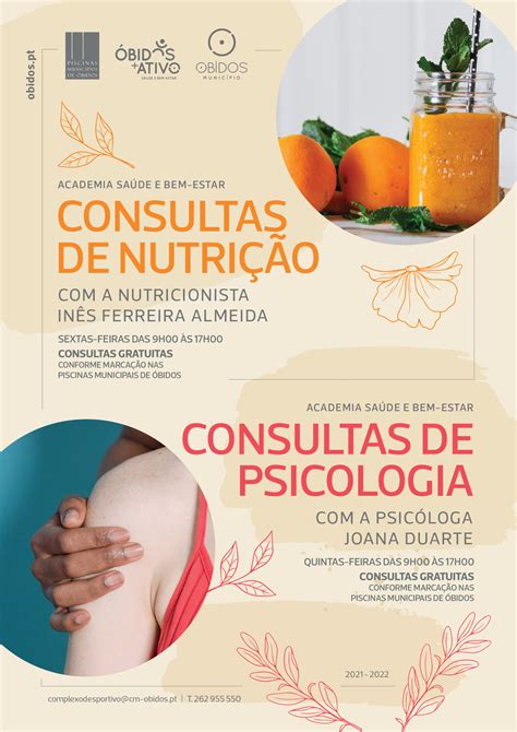 Munícipes de Óbidos consultas gratuitas de nutrição e psicologia