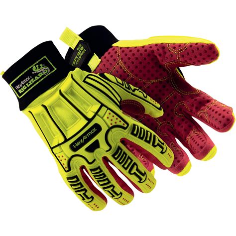 Impact Resistant Glove Hexarmor® Rig Lizard® Mud Grip® 2038 Safety Gloves