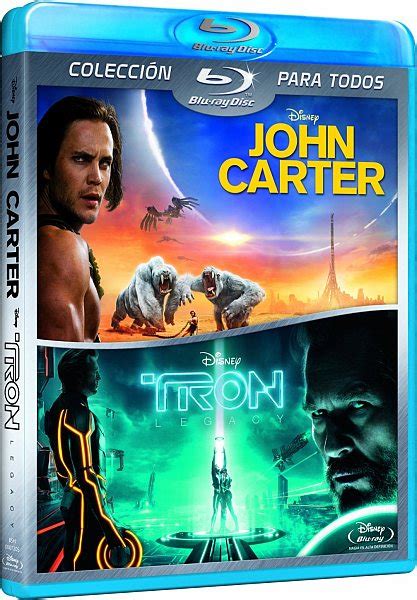 John Carter TRON Legacy Disney Blu Ray Database