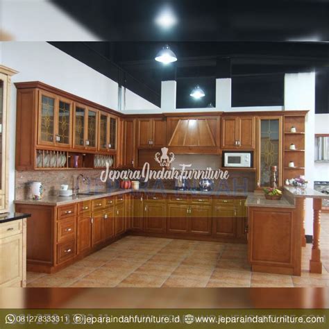 27 Model Lemari Dapur Minimalis Kayu Background Konstruksi Sipil