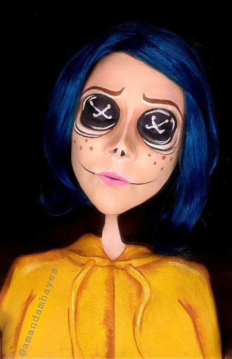 Coraline Maquillaje Para Disfraces Halloween Maquillaje Terror