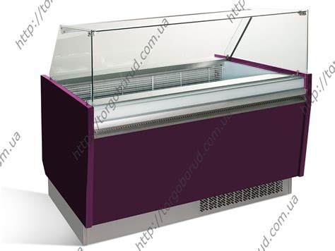 Витрина низкотемпературная GGM Gastro ESTI12V, купить холодильную ...