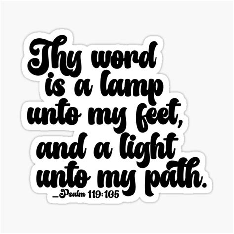 "Psalm 119:105 Bible Verse / Psalm 119:105 / Thy word is a lamp unto my ...