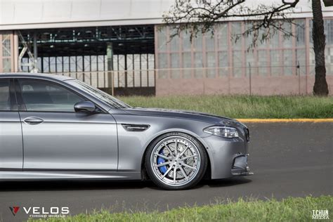 BMW F10 M5 On Velos S10 3 Pc Forged Wheels Velos Designwerks Forged