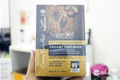 Revitalize And Repair With Lightness Argan Oil Hair Mask