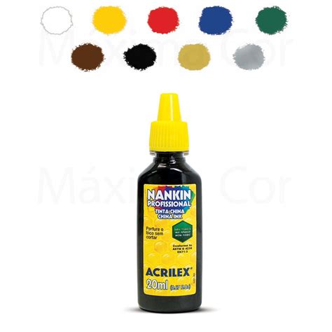 Tinta Nankin Profissional 20ml Acrilex Submarino