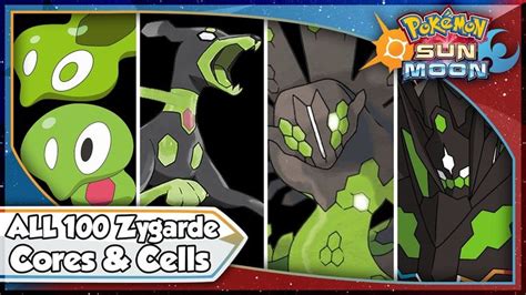 Pokemon Sun And Moon All 100 Zygarde Cell And Core Locations Sm Tips And Tricks Pokemon Sun