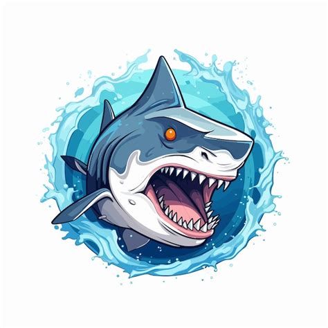 Premium Vector Shark Vector Illustration Tshirt Design