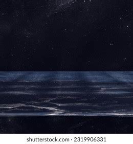 Closeup Marble Counter Night Sky Background AI-generated image ...