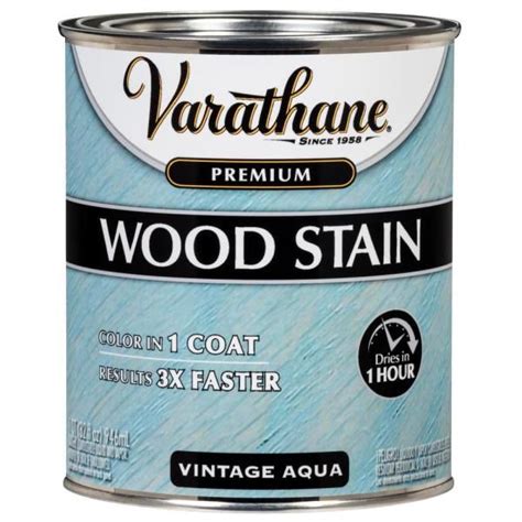 Varathane 1 Qt Vintage Aqua Premium Fast Dry Interior Wood Stain