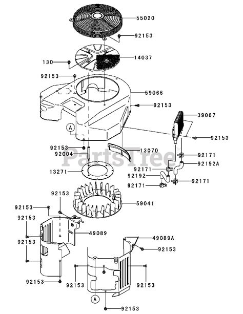 Kawasaki Fx1000v As00 Kawasaki Engine Cooling Equipment Parts Lookup With Diagrams Partstree