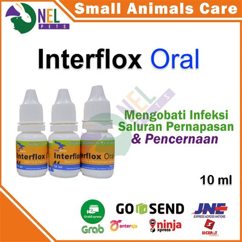 Jual OBAT FLU KELINCI INTERFLOX 10 Ml OBAT INFEKSI PERNAPASAN HEWAN