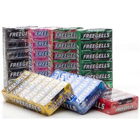 Bala Pastilha Drops Freegells C 12 Unidades 17 Sabores Atacado Pastilha