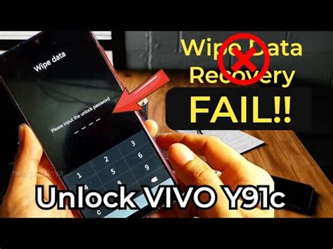 Buka Kunci Vivo Y91c Screen Lock Reset Vivo Y91c New Security YouTube