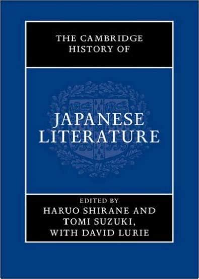 The Cambridge History of Japanese Literature – Morning Store