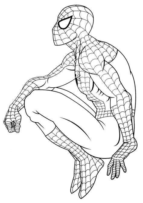 30 Desenhos De Homem Aranha Para Colorir Como Fazer Em Casa