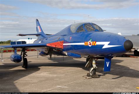 Hawker Hunter T7 Uk Air Force Aviation Photo 0982472