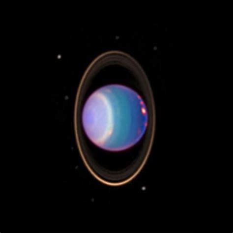 A recent NASA Hubble Space Telescope view reveals Uranus surrounded by ...