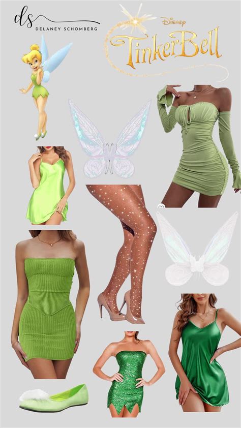 Tinker Bell Fairy Costume Halloween Cute En 2024