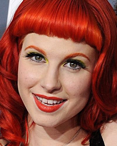 A Close Up Of Hayley Williams Makeup From The Hayley Williams