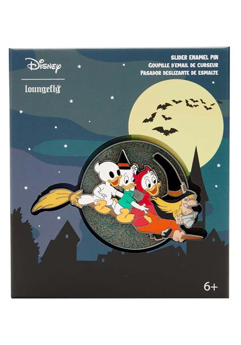 Loungefly Disney Huey Dewey and Louie 3-Inch Halloween Pin