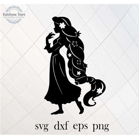 Rapunzel Svg Tangled Svg Princess Svg Rapunzel Cut File Inspire Uplift