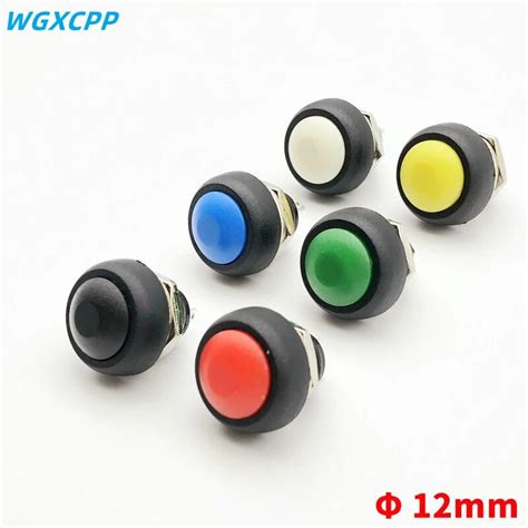 1 6 Pcs Pbs 33b 2pin Waterproof Mini Round Push Button Switch Since The