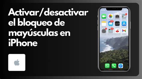 C Mo Activar O Desactivar El Bloqueo De May Sculas En Iphone Youtube