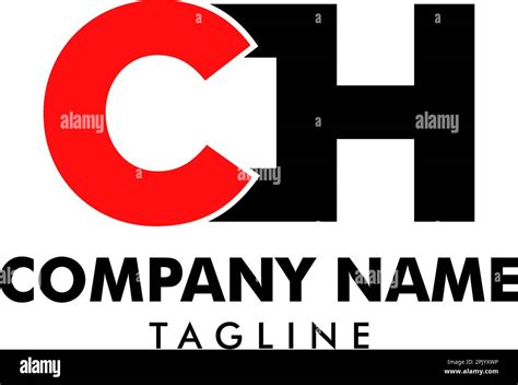 initial letter ch logo design vector stock vector image art alamy