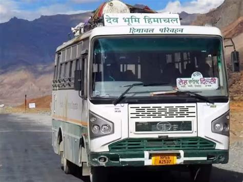 Hrtc Resumes Bus Service On Longest And Highest Leh Delhi Route Know Full Details Himachal