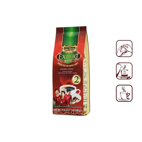 Cà Phê Rang Xay Expert Blend 2 King Coffee Túi 500gram Bigbuy360