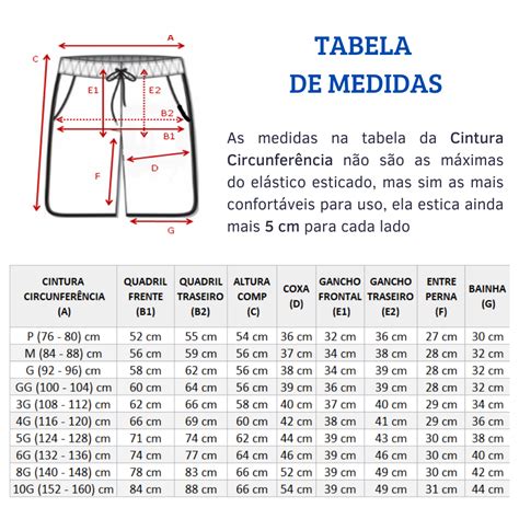 Tabela De Medidas Slagbaai Roupas Plus Size Masculino