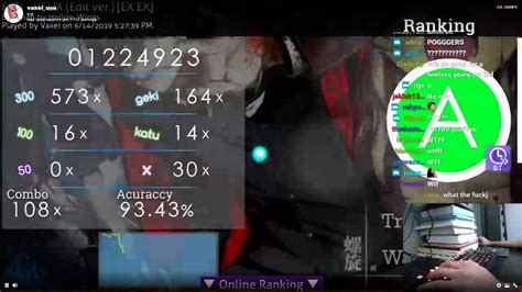 Vaxei | ESTi - HELIX (Edit ver.) [EX EX] +DT (9.77*) 93.43% PASS : r ...