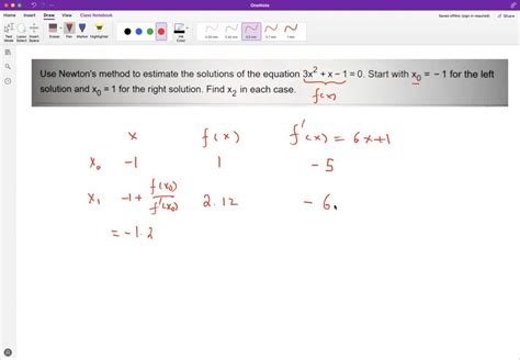 Solved Use Newtons Method To Estimate The Solutions Of The Equation